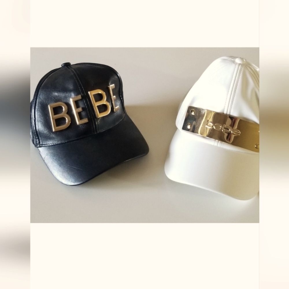 BEBE Black Logo Hat
